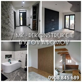 MK - Rekonštrukcie bytov a domov