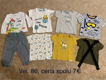 Velky balik oblecenia vel. 86 letne aj jesenne veci