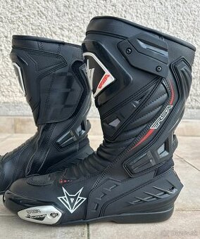 Vysoké čižmy na motocykel RSA- čierne