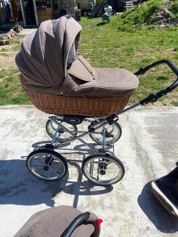 Kočík retro Lonex Ľan 3 kombinácia