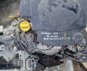 Dacia sandero, 1.4Mpi,55kw, 26.000km,09,motor