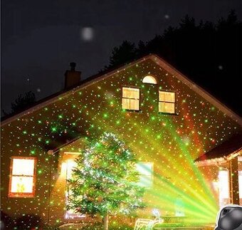 Laserový vianočný projektor