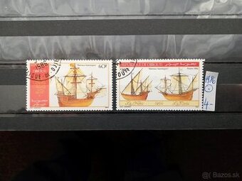 Poštové známky č.399 - Džibutsko - lode komplet