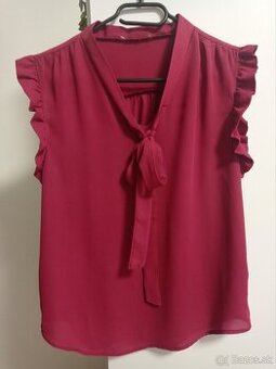 Bordová blúzka veľkosť 36