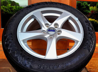 alu R16 5x108, orig. Volvo (pneu Continental 205/55, NOVÉ)