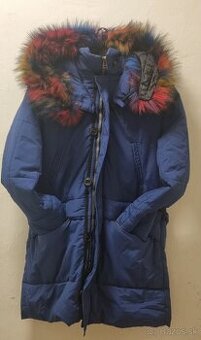 Predám pánsku zimnú bundu s farebnou kapucňou