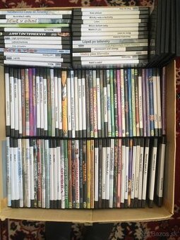 Krabica plná filmov na DVD