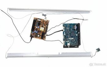 TV samsung UE46C6500UWXXH na súčiastky  vadný panel