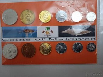 Maldivy - sada 12 mincí UNC