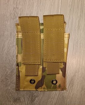 Pouzdro dvojité kamufláž Molle na 2 zásobníky_GLOCK a další