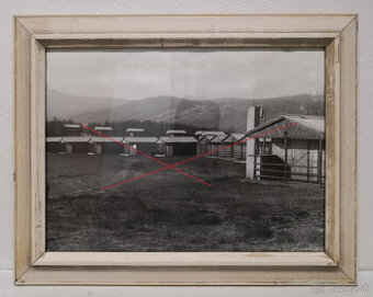 Obraz historická fotografia Výcvikové stredisko - Chatova zá