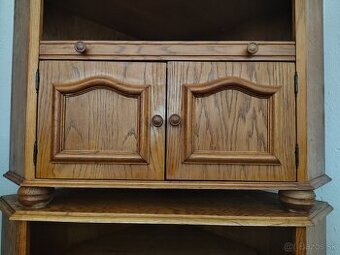 Rustikální rohová komoda, dub, Nábytek s příběhem