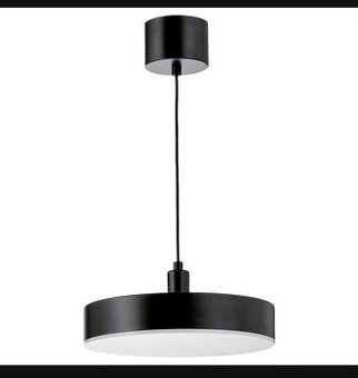 NYMÅNE Závesná LED lampa, antracitová, 38 cm (IKEA)
