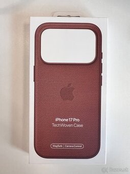 Kryt / púzdro Apple TechWoven - Sienna pre iPhone 17 Pro