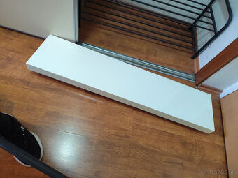 IKEA LACK Nástenná polica, biela/lesklá, 110x26 cm