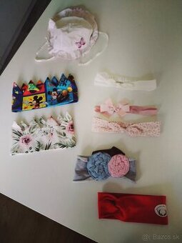 Čiapka a čelenky na leto veľ. 74-86
