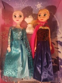 Bábiky Frozen  Elsa & Anna s Olafom - 1
