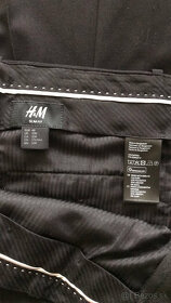 Čierny oblek slim fit HM 170/48 (s vlnou)
