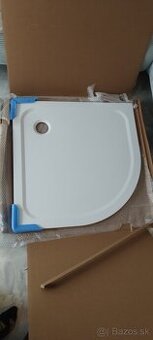 Sprchová vanička Elipso Pro Chrome 90×90 Polkruhova