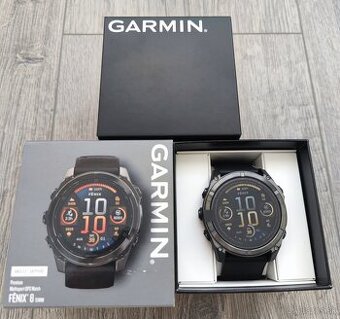 Garmin Fenix 8 Amoled Sapphire Titanium Black - 51mm