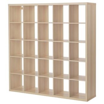 PREDAM Police IKEA typ KALLAX 5x5 farba dub