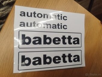Nálepky sada Babetta Automatic