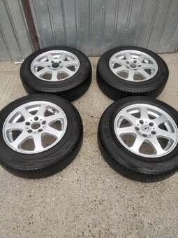 Predám kolesá 5x112 R15 letné pneu.195/65