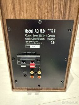 reprosústva AQ M24 BT v orechovom prevedení pre náročných