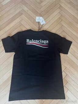 Balenciaga panske tricko cierne
