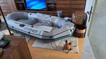 Predám nafukovací čln Intex Mariner3 s elektromotorom