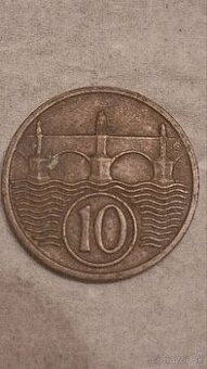 10 halierov Republika Československa 1938