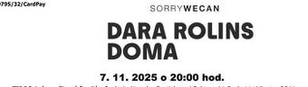 DARA 2025, 2x vstupenky, sedenie A1, rad 11