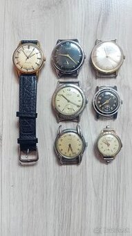 8 ks funkčné švajčiarske hodinky a vojenské LONGINES