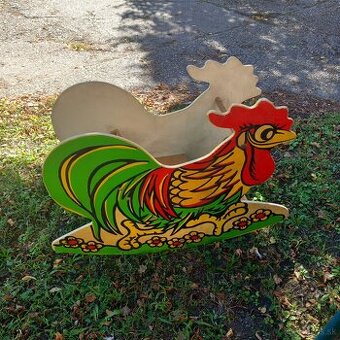 Predám dreveného kohúta hojdacieho.