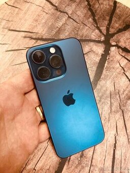 iPhone 15 pro 1 TB Modrý Titan batéria 91% originál top stav