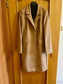 CAMEL KABÁT zo 100% vlny zn. MAX MARA č.42 + rukavice