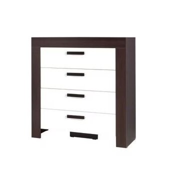 Komoda 4s Venge/Biely