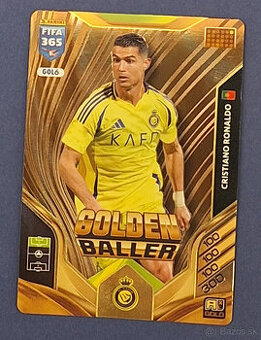 FIFA 365 Cristiano Ronaldo Golden Baller Card no. GOL6