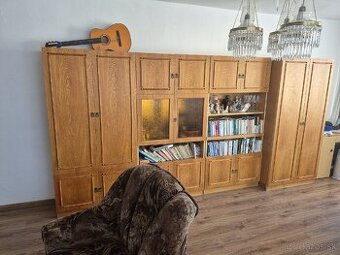 Obývacia stena+ stolik so sklom  Rok.v.1979