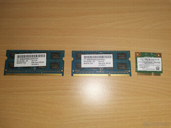 2x4GB DDR3 RAMky do Laptopu + Wireless adapter