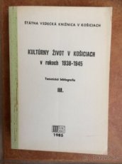 Potemra: Kultúrny život v Košiciach v rokoch 1938-1945, III.