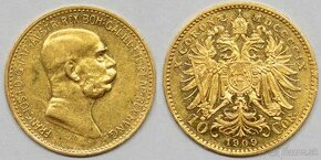 10 korona (corona) 1909 Frantisek Jozef