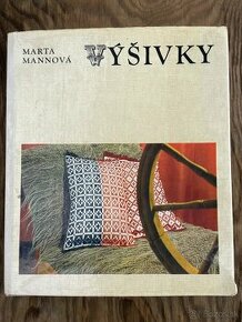 Kniha VÝŠIVKY _ Marta Mannová - 1