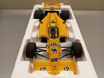 F1 LOTUS HONDA 99T MONACO 1987 AYRTON SENNA MINICHAMPS 1:18