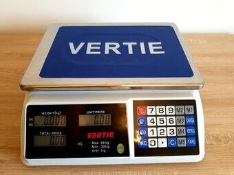 Digitálna váha do 40 kg,s výpočtom ceny