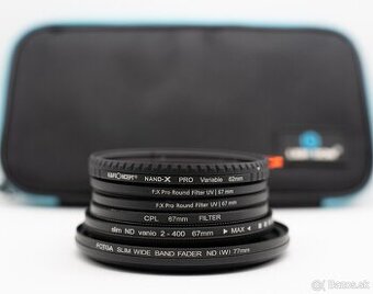UV / CPL / VND Filtre + Púzdro
