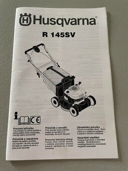 Predám benzínovú kosačku s pojazdom HUSQVARNA R145SV