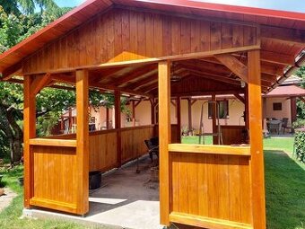 Drevené prístrešky + pergoly + drobné stavebné práce a oprav