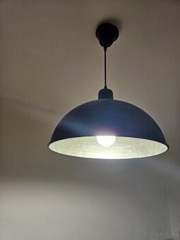 Kovová industriálna lampa-30€ väčšia,bez poškodenia