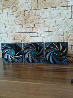 Sada ventilátorů DEEPCOOL FK120, 3ks, ultra tichá, PWM